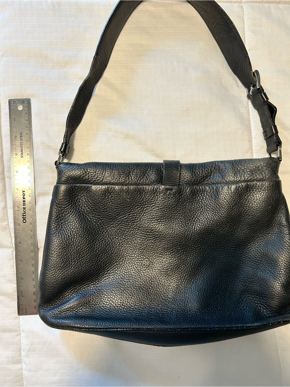 Prada Black Leather Shoulder Bag - Picture 8 of 9